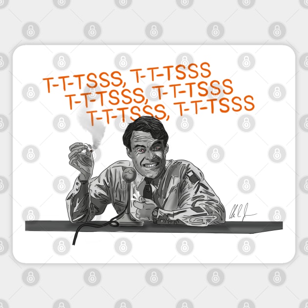 Pineapple Express: Jazz Solo Magnet by 51Deesigns